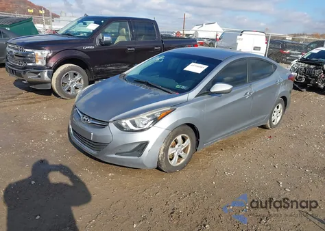 2015 Hyundai Elantra Se from USA, damaged, VIN 5NPDH4AE6FH641967